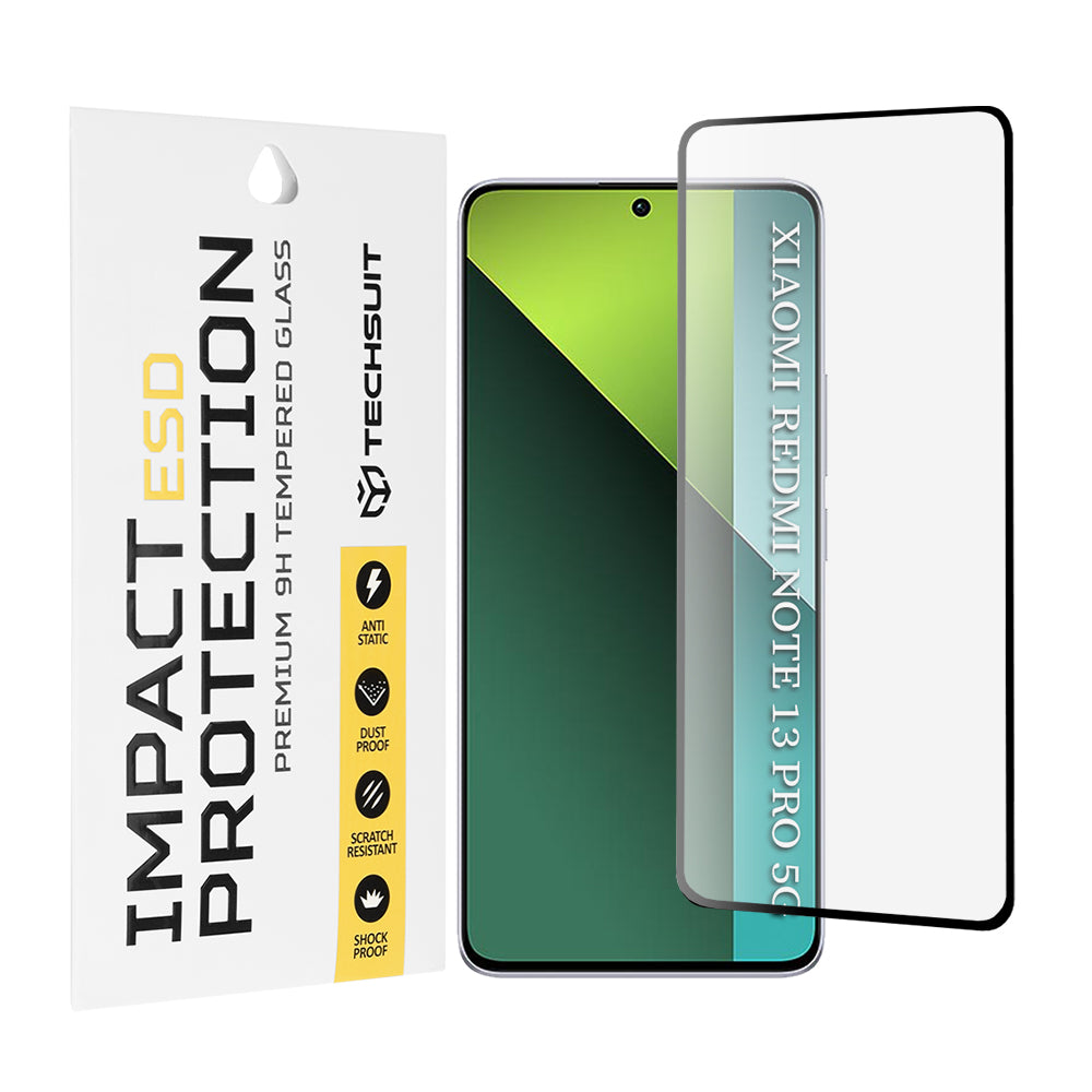 Techsuit - ESD Glass - Xiaomi Redmi Note 13 Pro 5G / Poco X6 - Black