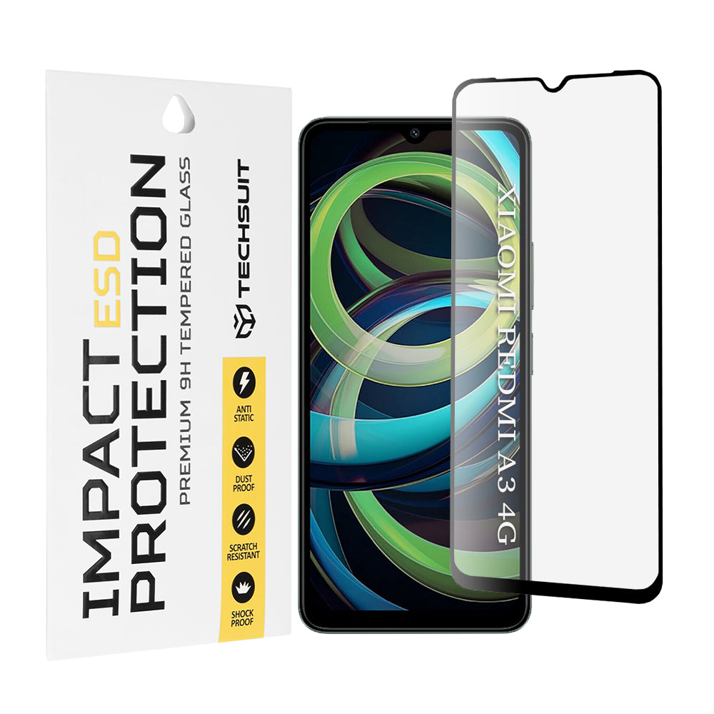 Techsuit - ESD Glass - Xiaomi Redmi A3 / Redmi A3x - Black