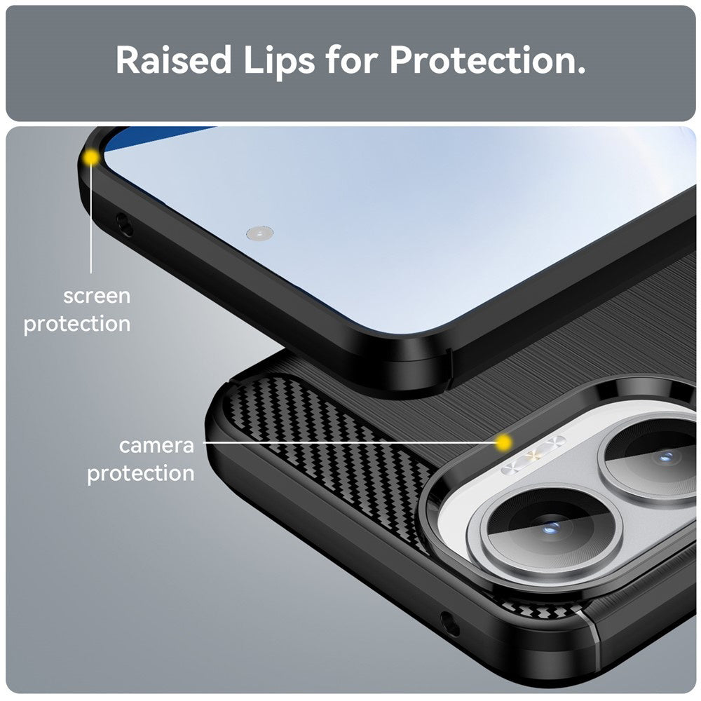 Techsuit - Carbon Silicone - Xiaomi Poco F7 - Black