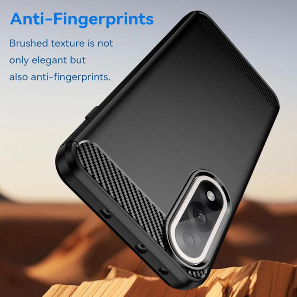 TechSuit Husa de protectie Techsuit Carbon Silicone compatibil cu OnePlus Nord 5, Negru – imagine 3