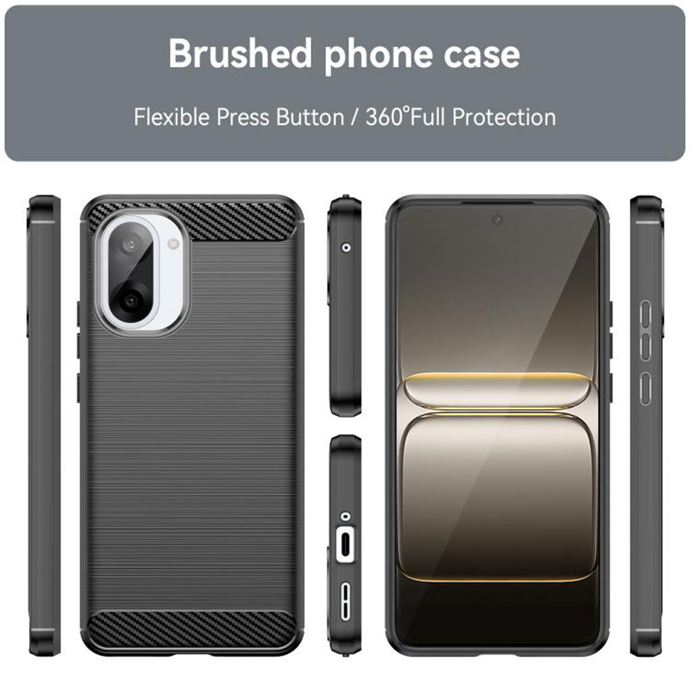 Techsuit - Carbon Silicone - OnePlus Nord CE5 - Black