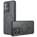 Techsuit - PureFrost MagSafe - Motorola Moto G85 - Frosted Black