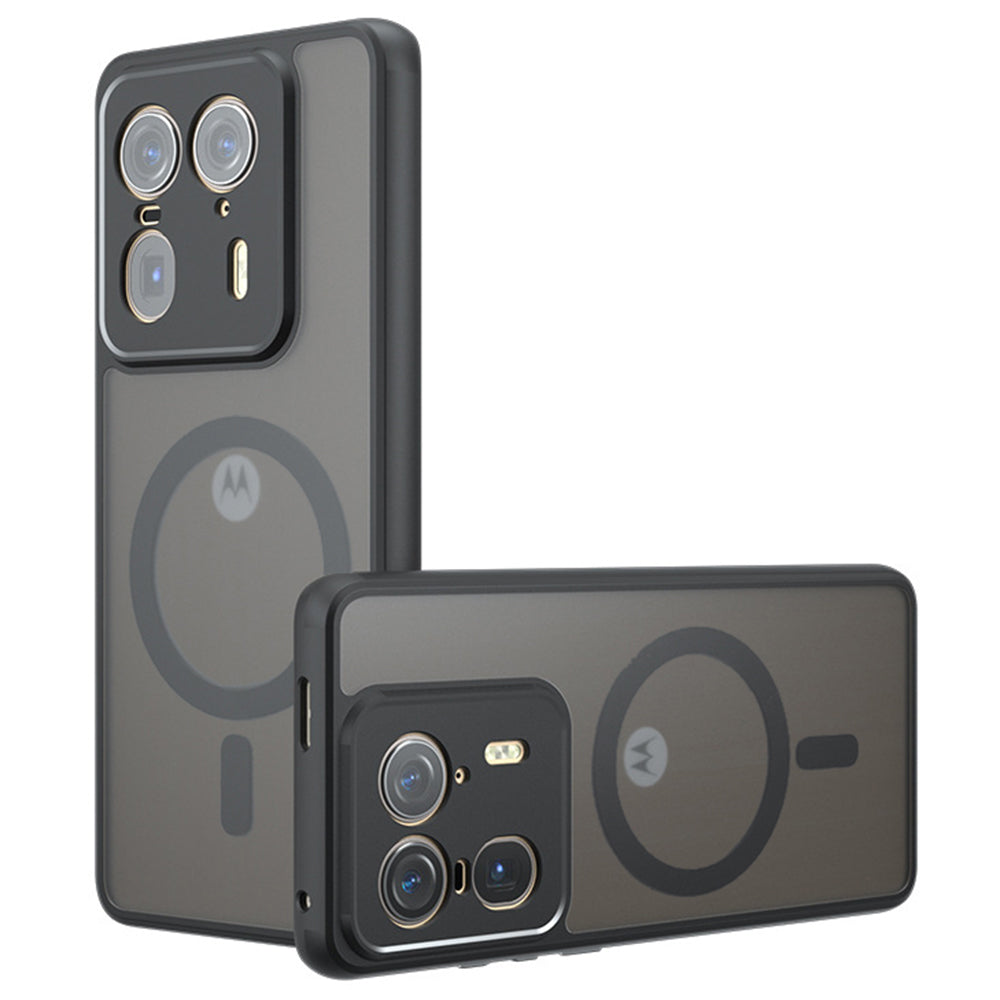 Techsuit - PureFrost MagSafe - Motorola Edge 50 Ultra - Frosted Black