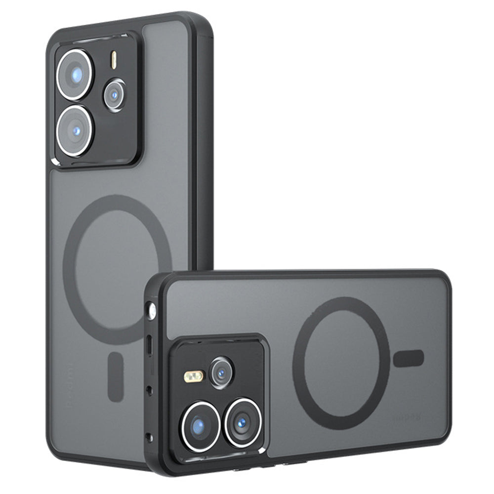Techsuit - PureFrost MagSafe - Xiaomi Redmi Note 14 4G (Standard) - Frosted Black