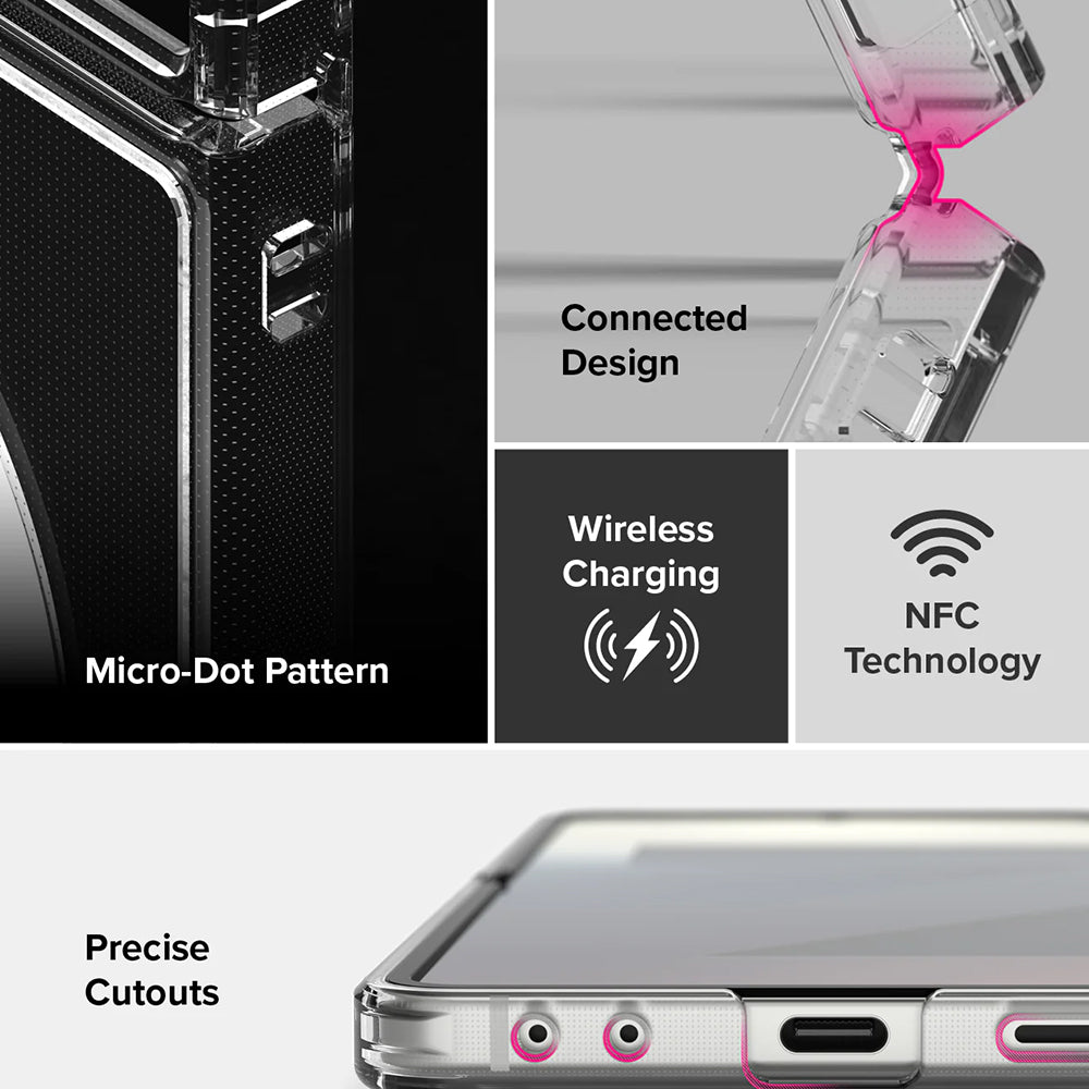 Ringke - Fusion MagSafe - Samsung Galaxy Z Flip7 - Clear