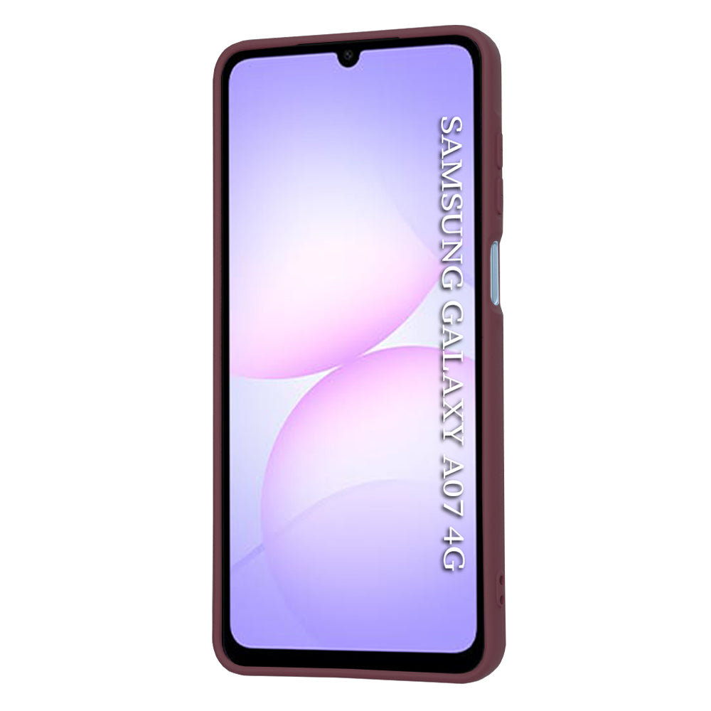 Techsuit - SoftFlex - Samsung Galaxy A07 4G - Plum Red