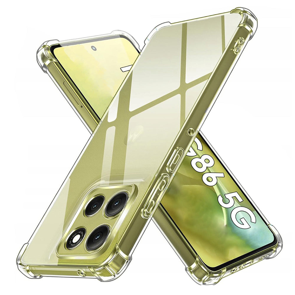 TechSuit Husa de protectie Techsuit Shockproof Clear Silicone compatibil cu Motorola Moto G86, Transparent