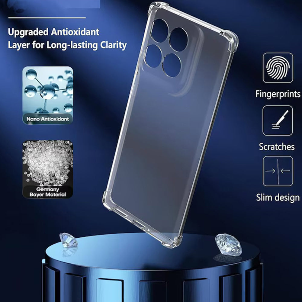 Techsuit - Shockproof Clear Silicone - OnePlus Nord CE5 - Clear