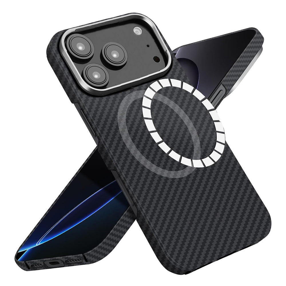 Techsuit - Aramid Fiber MagSafe - iPhone 17 Pro - Black