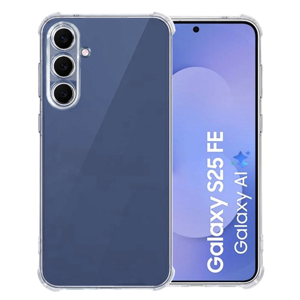 TechSuit Husa de protectie Techsuit Shockproof Clear Silicone compatibil cu Samsung Galaxy S25 FE, Transparent