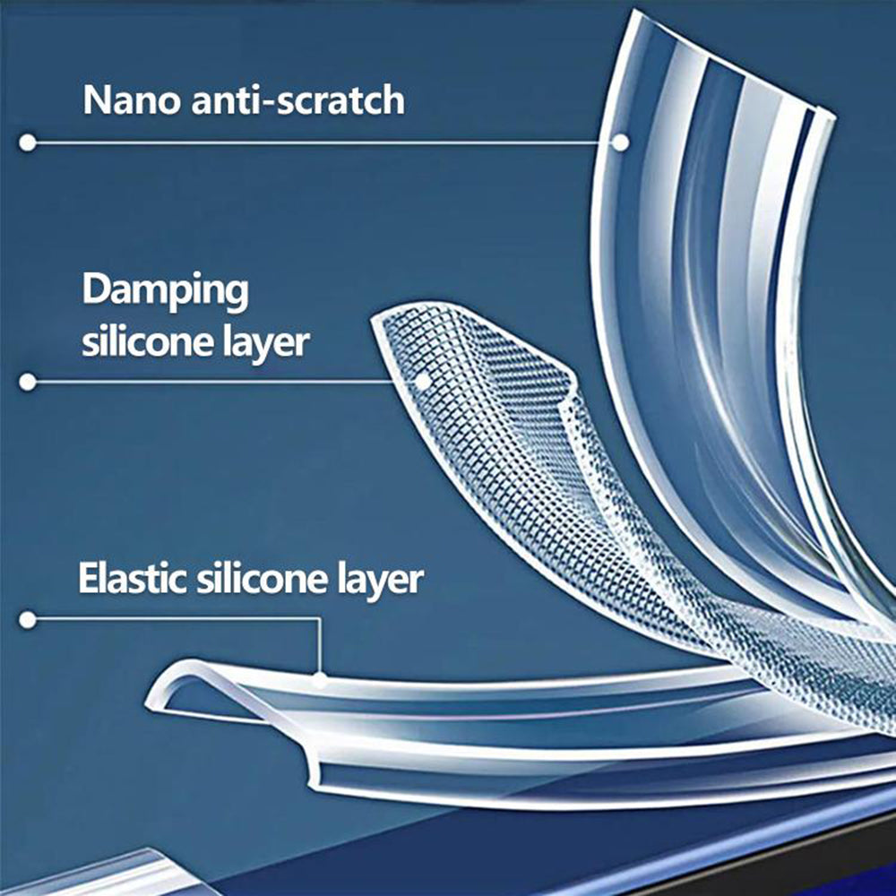 Techsuit - Shockproof Clear Silicone - Oppo Reno14 F / Reno14 FS 5G - Clear