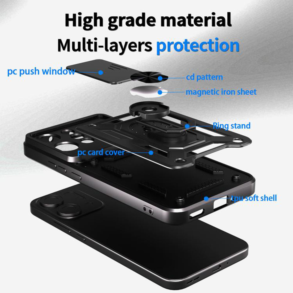 Techsuit - CamShield Series - Oppo Reno14 F / Reno14 FS 5G - Black