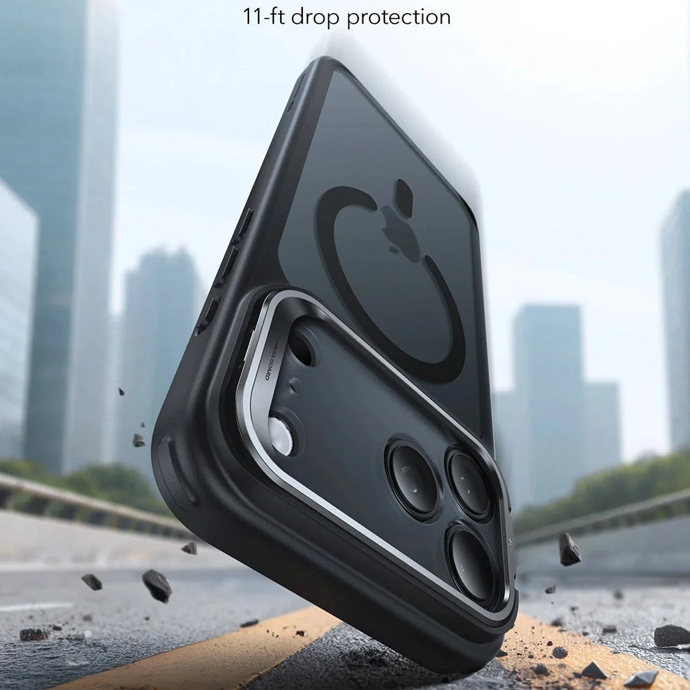 ESR - Classic Hybrid HaloLock Kickstand - iPhone 17 Pro Max - Frosted Black