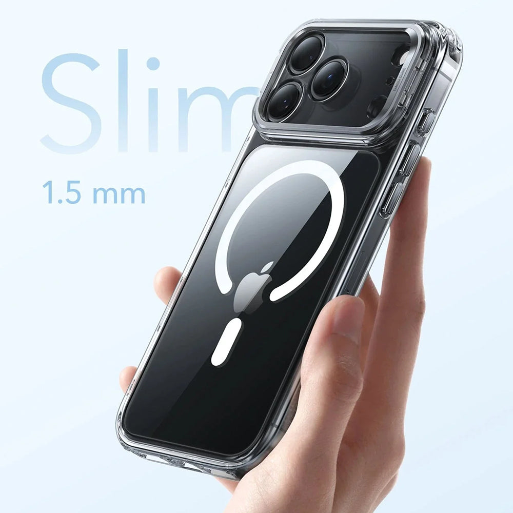 ESR - Classic Hybrid HaloLock Kickstand - iPhone 17 Pro Max - Clear