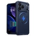 Husa de protectie ESR Cyber Halolock compatibil cu iPhone 17 Pro Max, Albastru
