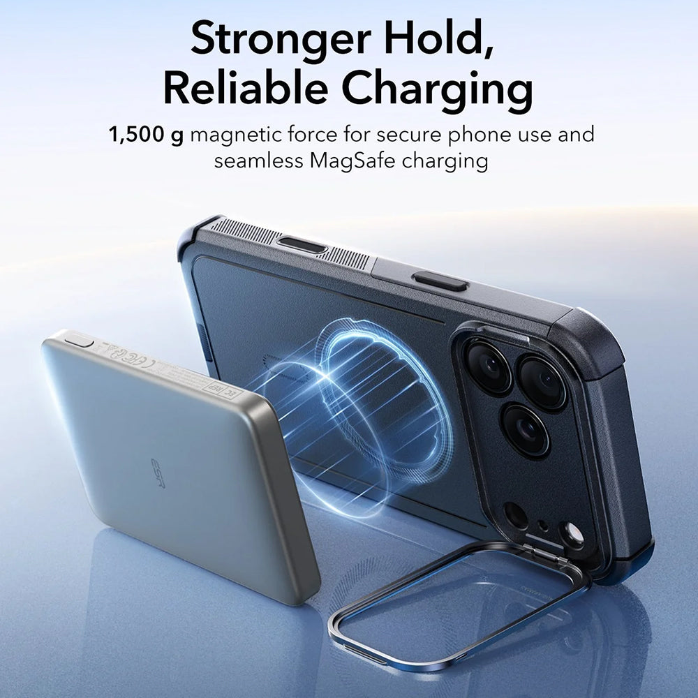 ESR - Cyber Armor Kickstand - iPhone 17 Pro Max - Black