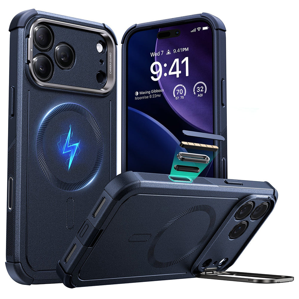 ESR - Cyber Armor Kickstand - iPhone 17 Pro - Blue