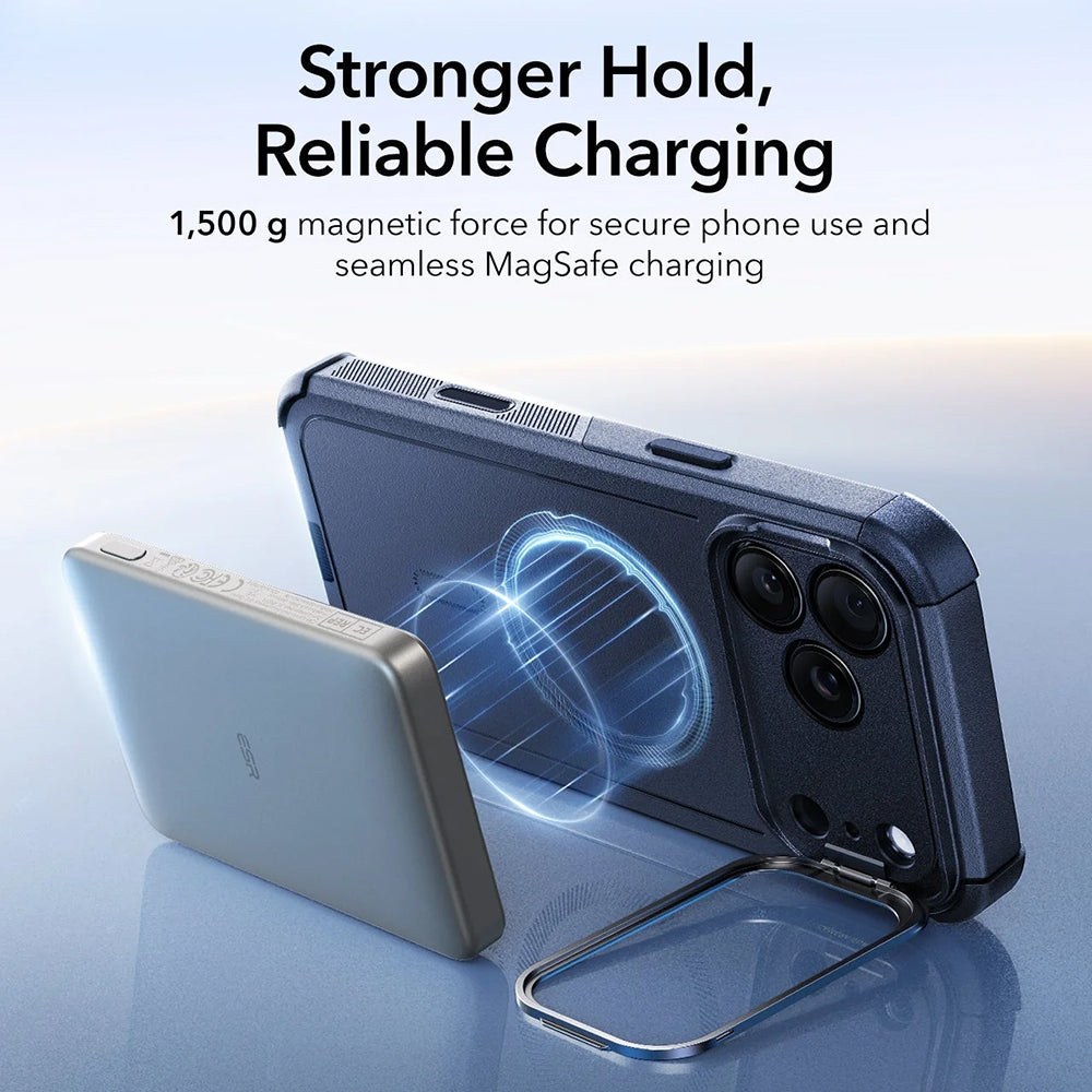 ESR - Cyber Armor Kickstand - iPhone 17 Pro Max - Blue