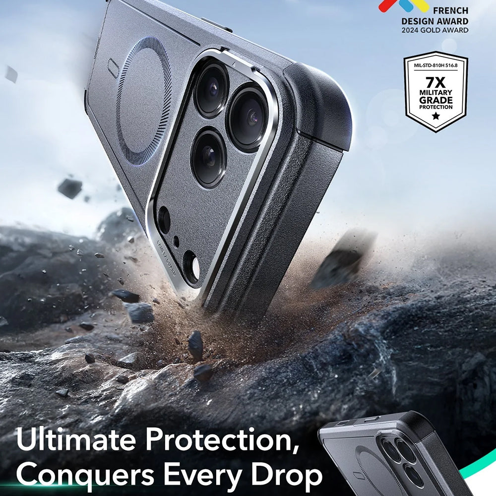 ESR - Cyber Armor Kickstand - iPhone 17 Pro Max - Grey