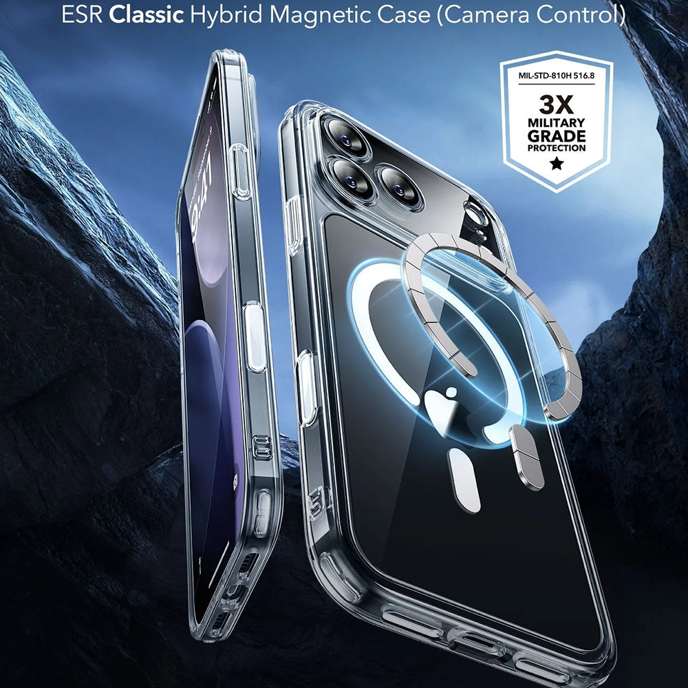 ESR - Classic Hybrid HaloLock - iPhone 17 Pro - Clear