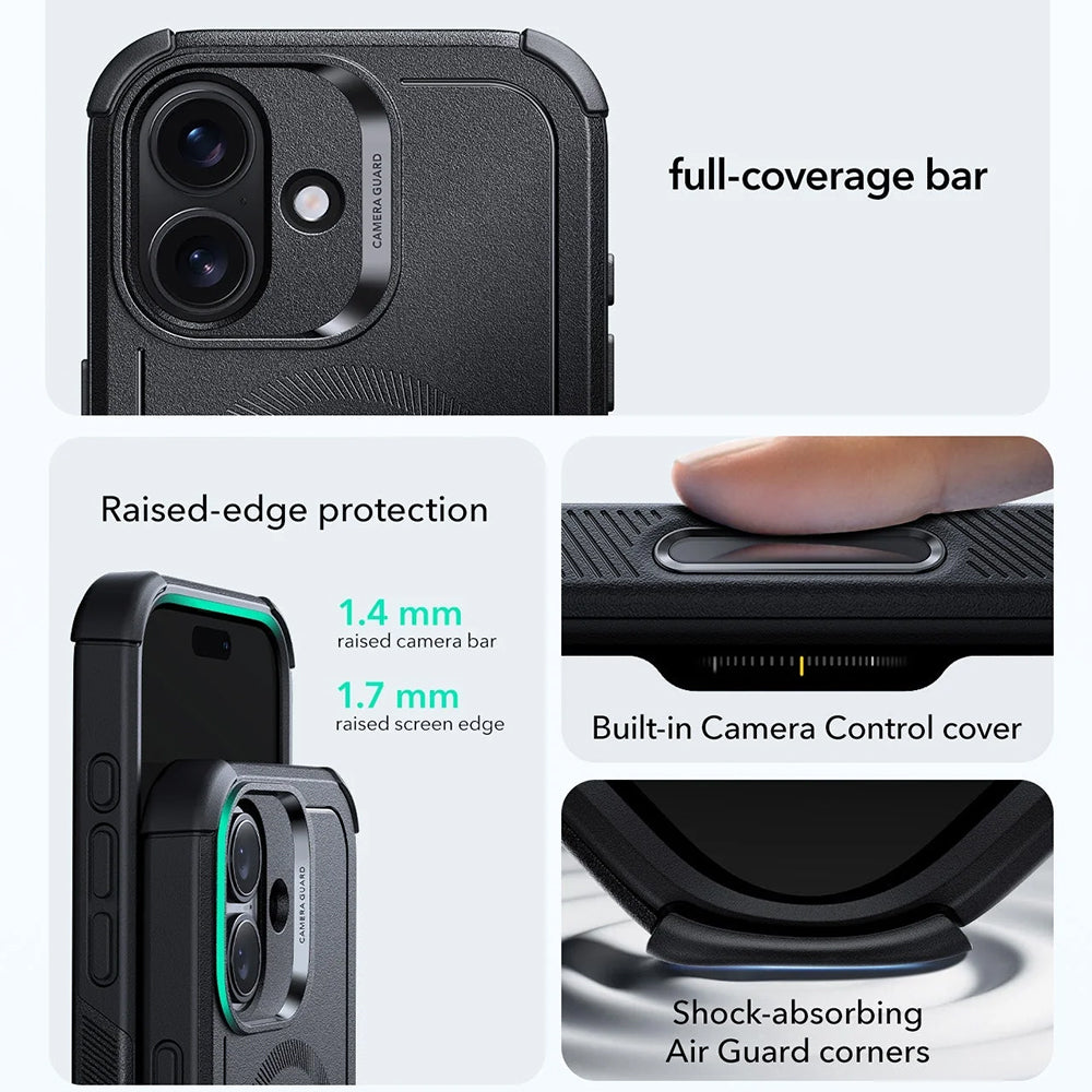 ESR - Cyber Halolock - iPhone 17 - Black