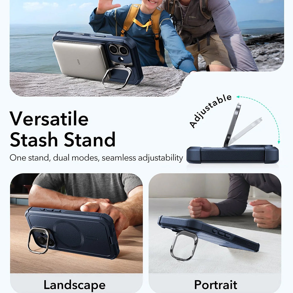 ESR - Cyber Armor Kickstand - iPhone 17 - Blue