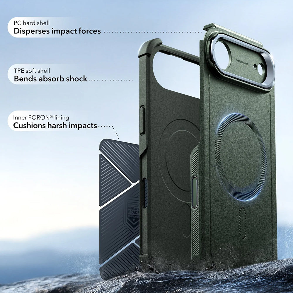 ESR - Cyber Armor Kickstand - iPhone 17 Air - Green