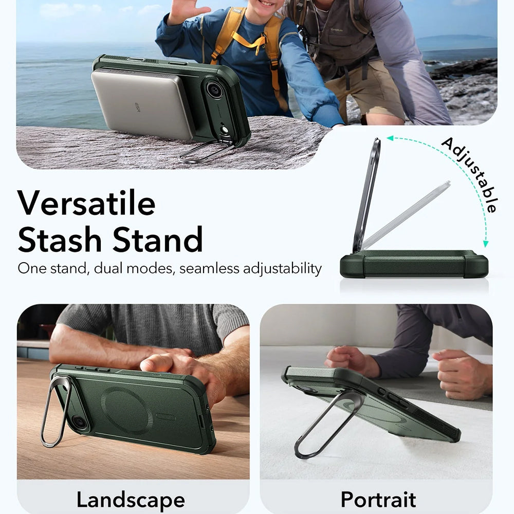 ESR - Cyber Armor Kickstand - iPhone 17 Air - Green