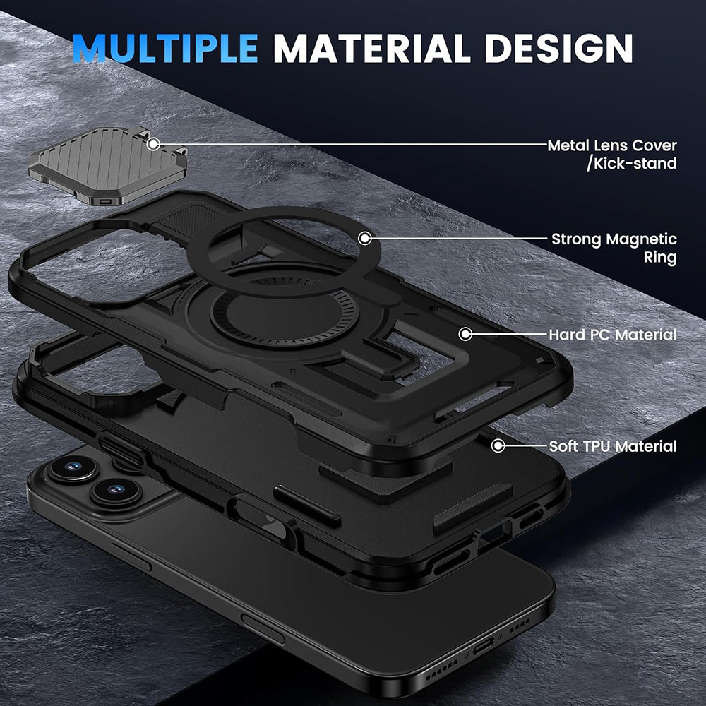 Techsuit - CamVault MagSafe - iPhone 17 Air - Black