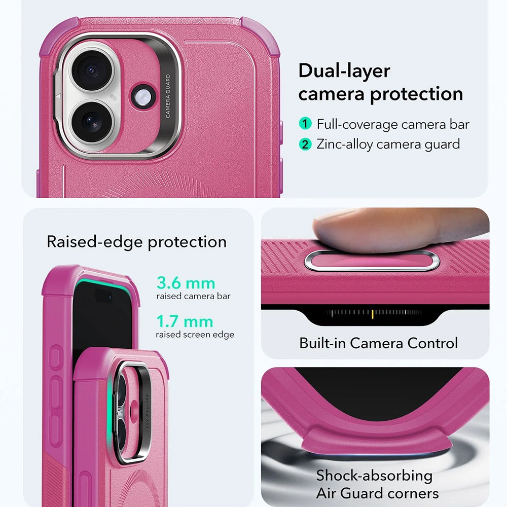 ESR - Cyber Armor Kickstand - iPhone 17 - Pink