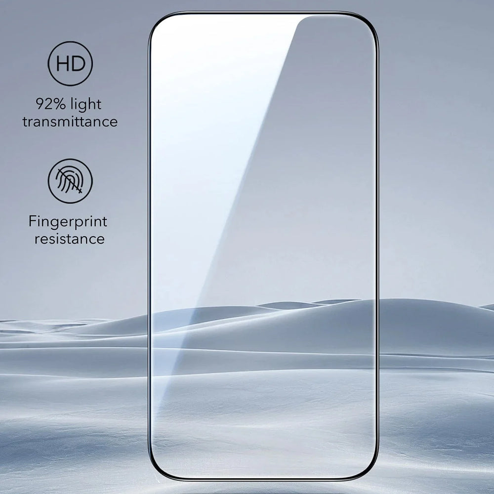 ESR - Tempered Glass UltraFit (3 pack) - iPhone 17 Pro Max - Black