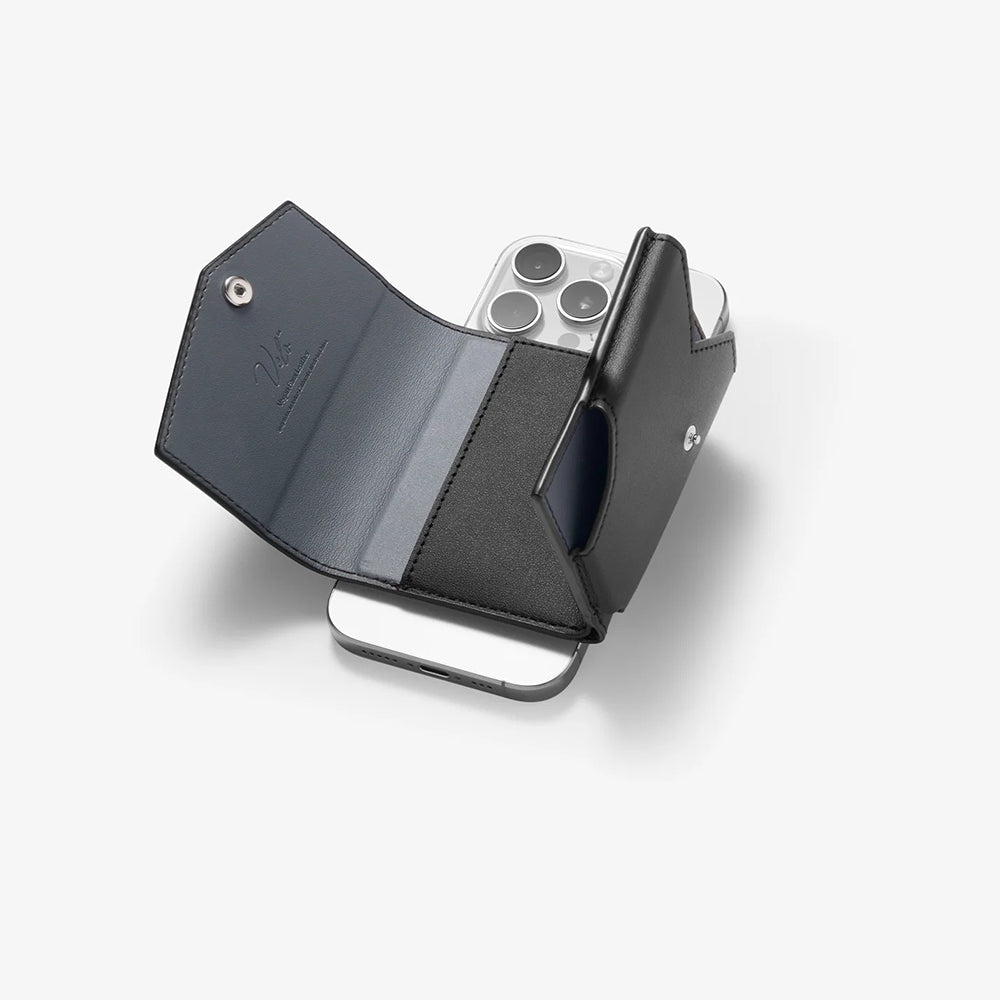 Spigen - MagSafe Wallet Valentinus Pro (AFA09442) - 3 Cards Storage, Universal, Magnetic, Slim Design, Secure Fit - Blac