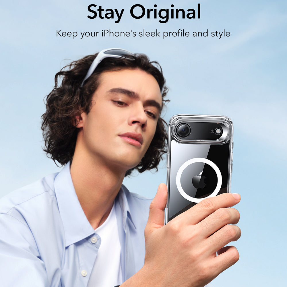 ESR - Classic Hybrid HaloLock Kickstand - iPhone 17 Air - Clear