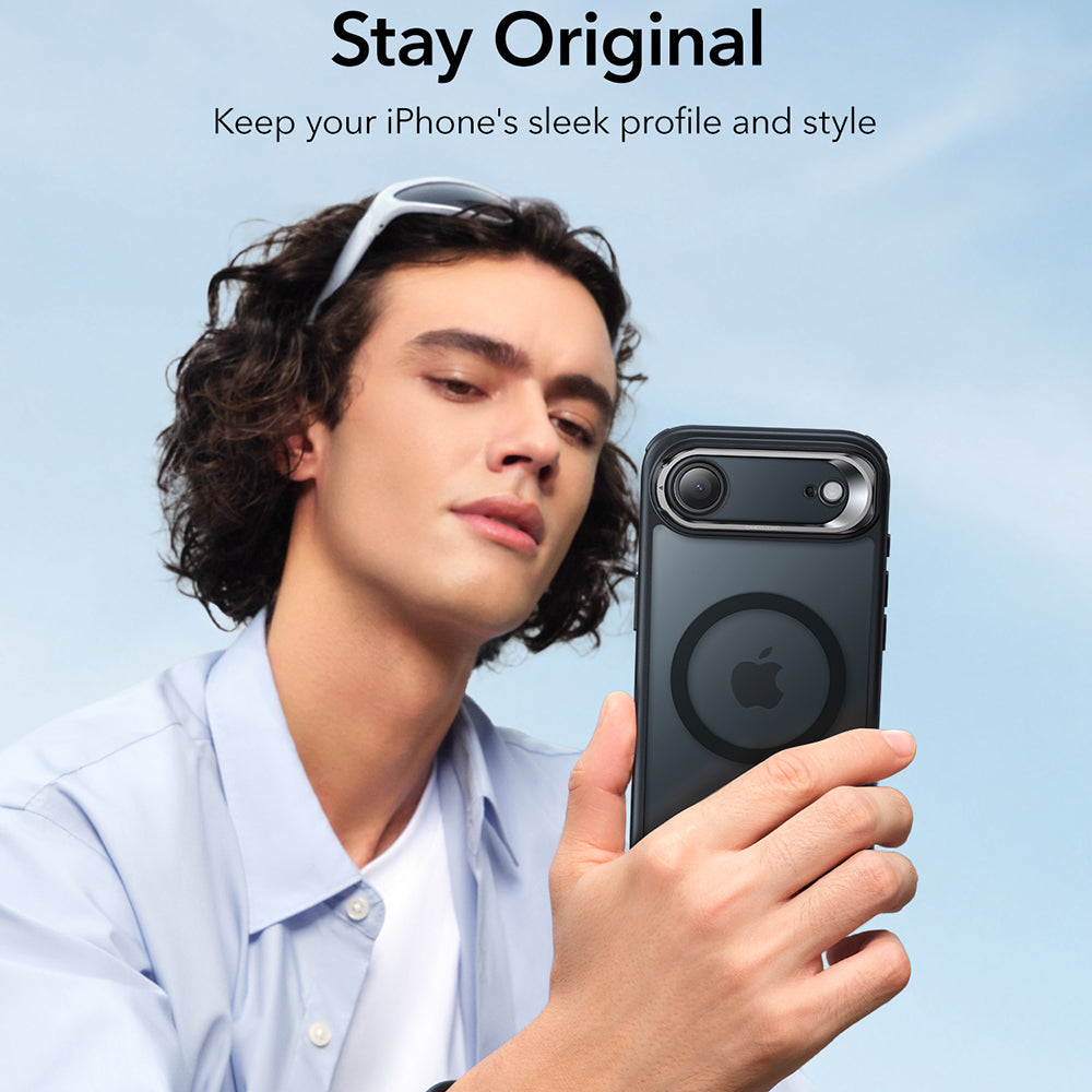 ESR - Classic Hybrid HaloLock Kickstand - iPhone 17 Air - Frosted Black