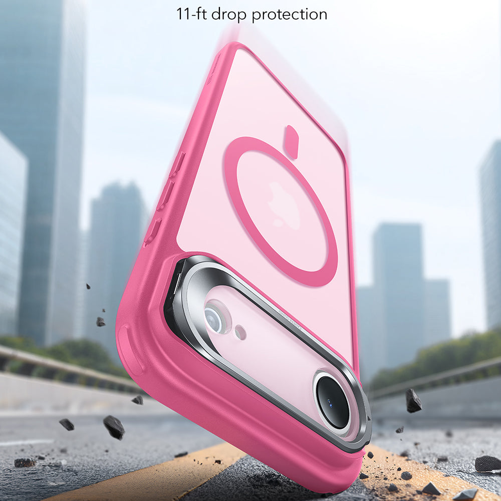 ESR - Classic Hybrid HaloLock Kickstand - iPhone 17 Air - Frosted Pink