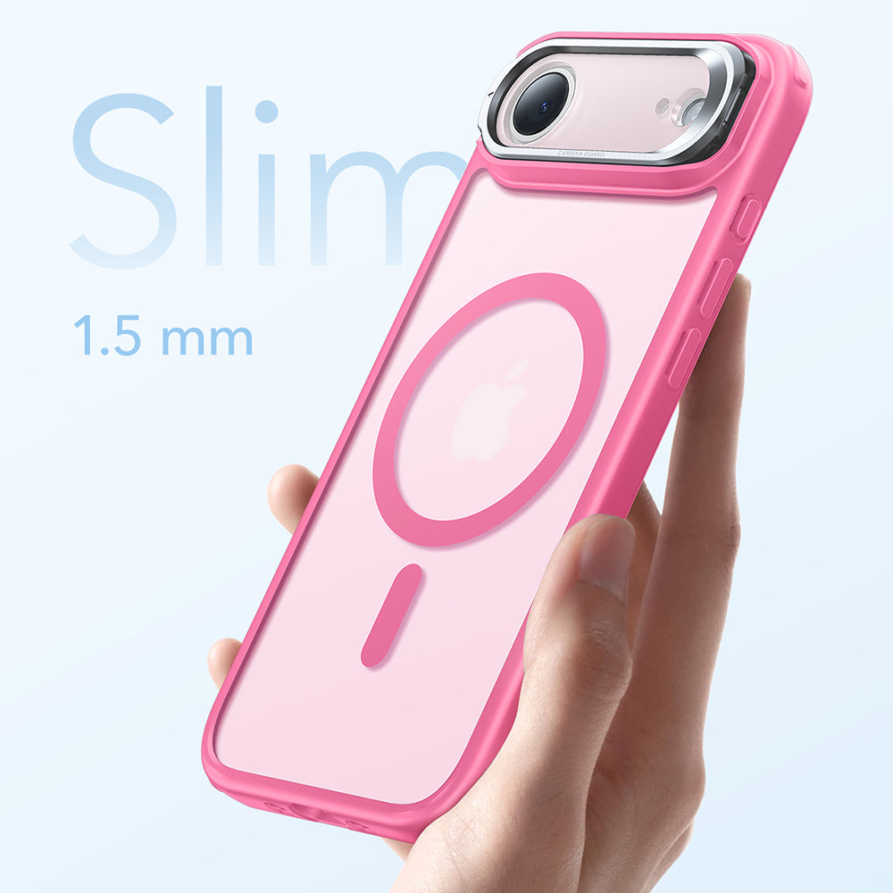 ESR - Classic Hybrid HaloLock Kickstand - iPhone 17 Air - Frosted Pink