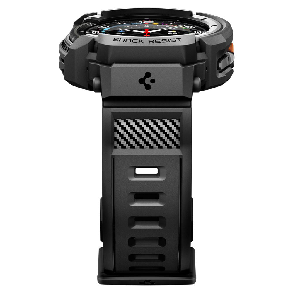 Spigen - Rugged Armor Pro (ACS10013) - Samsung Galaxy Watch8 Classic - Matte Black