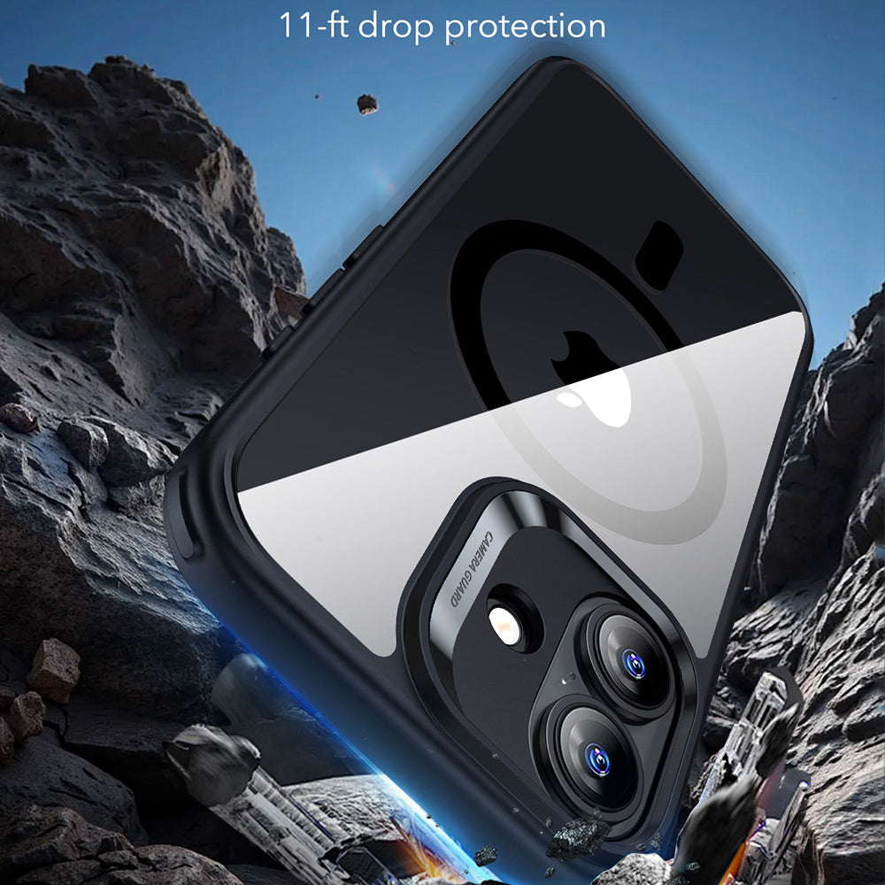 ESR - Classic Hybrid HaloLock - iPhone 17 - Clear Black