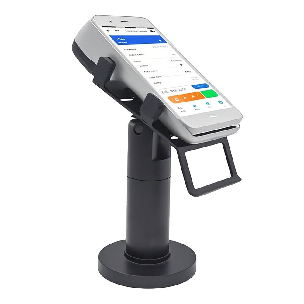 Techsuit - POS Stand PayNest (POS1) - 270° Horizontal Rotation, Tilt up to 30°, Hold Steadily, 3M Adhesive - Black