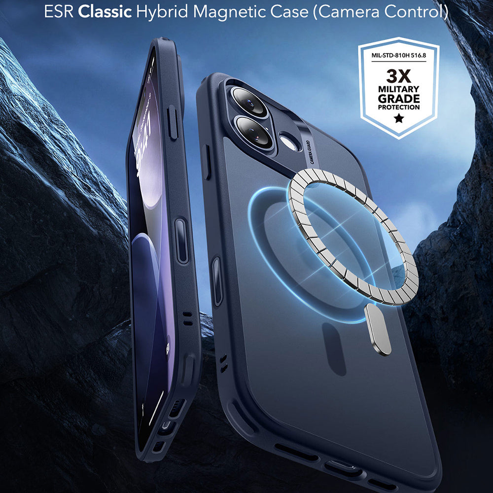 ESR - Classic Hybrid HaloLock - iPhone 17 - Frosted Blue