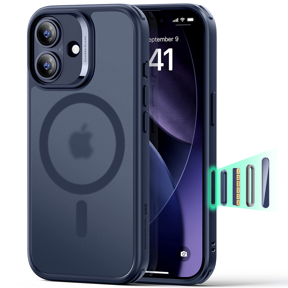 ESR - Classic Hybrid HaloLock - iPhone 17 - Frosted Blue