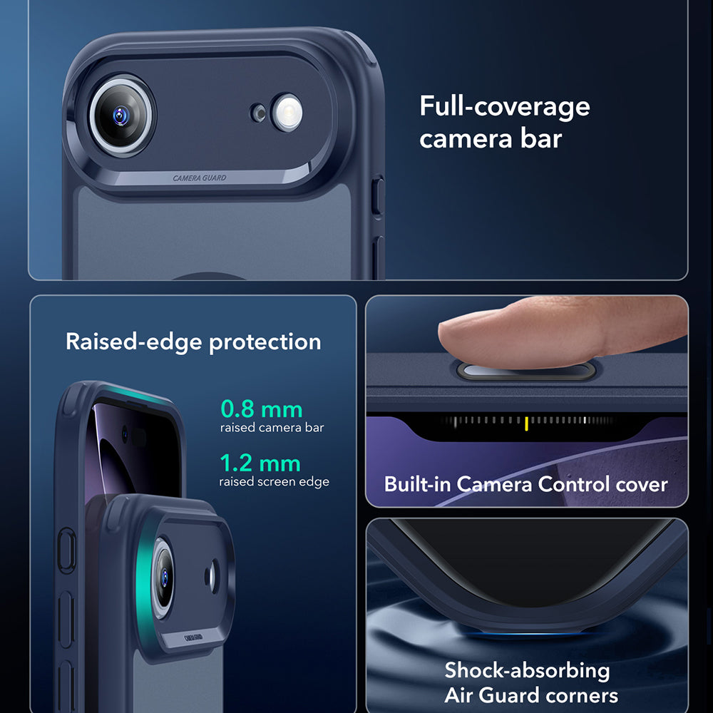 ESR - Classic Hybrid HaloLock - iPhone 17 Air - Frosted Blue