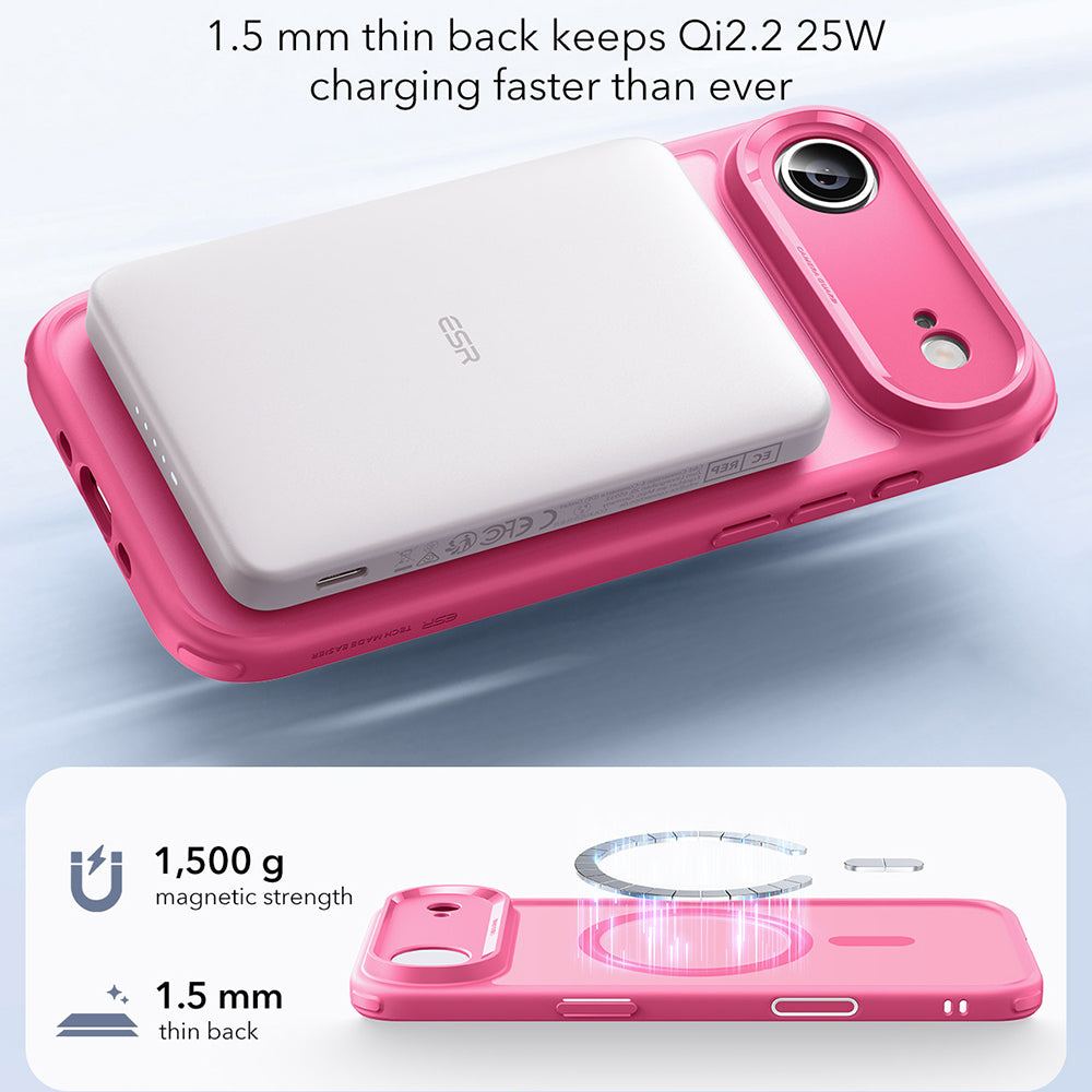 ESR - Classic Hybrid HaloLock - iPhone 17 Air - Frosted Pink