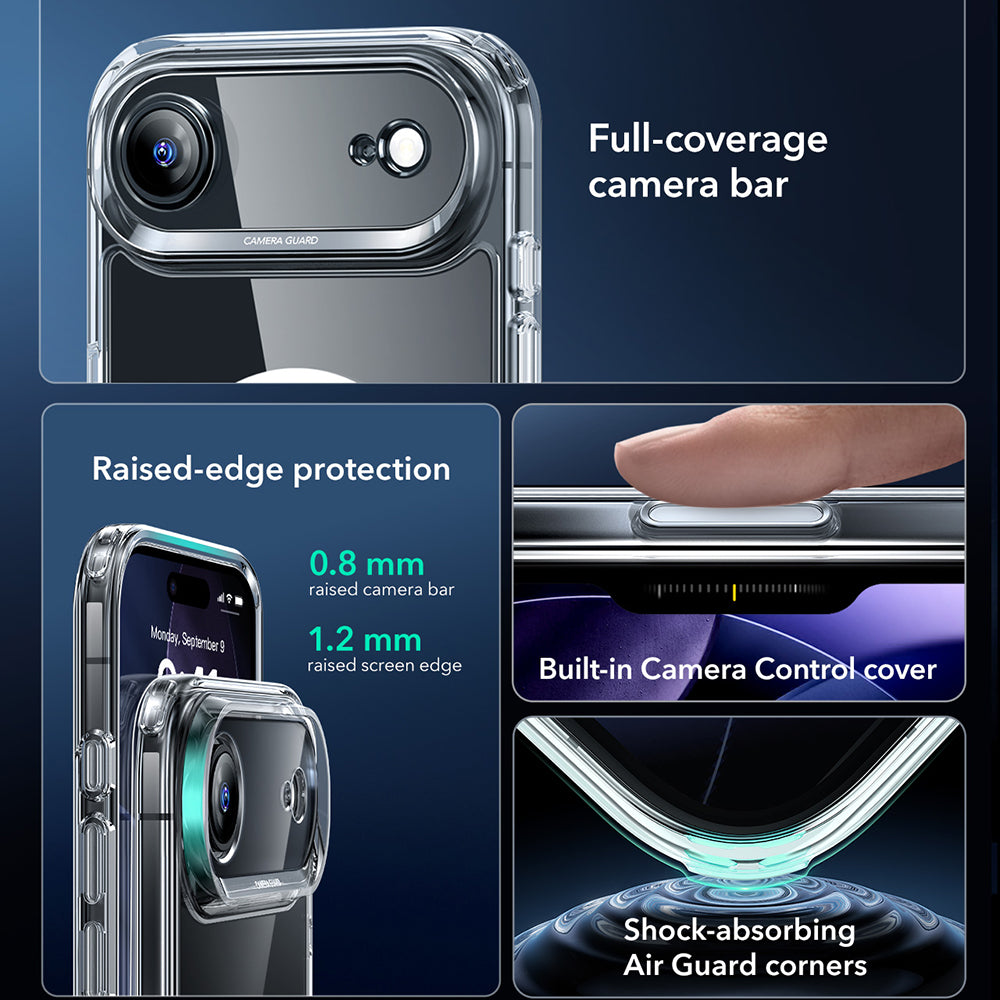 ESR - Classic Hybrid HaloLock - iPhone 17 Air - Clear