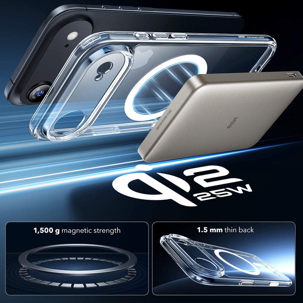 ESR - Classic Hybrid HaloLock - iPhone 17 Air - Clear