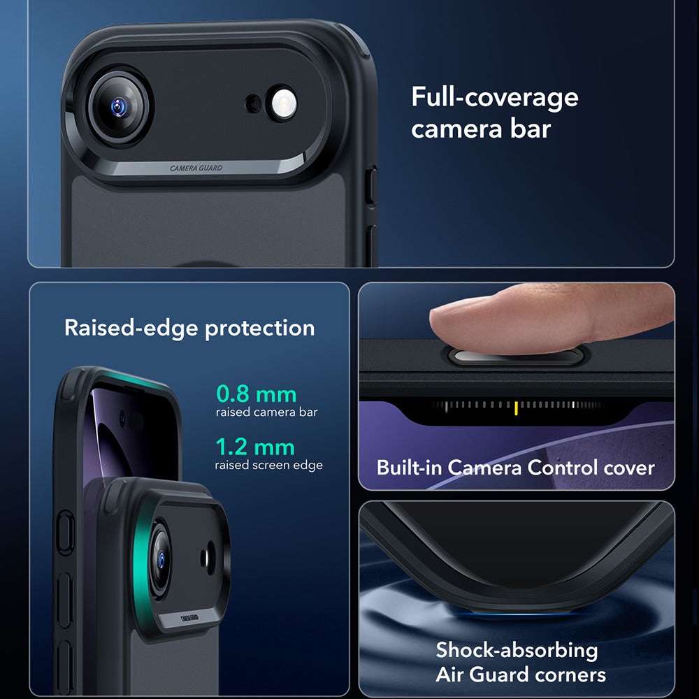 ESR - Classic Hybrid HaloLock - iPhone 17 Air - Frosted Black