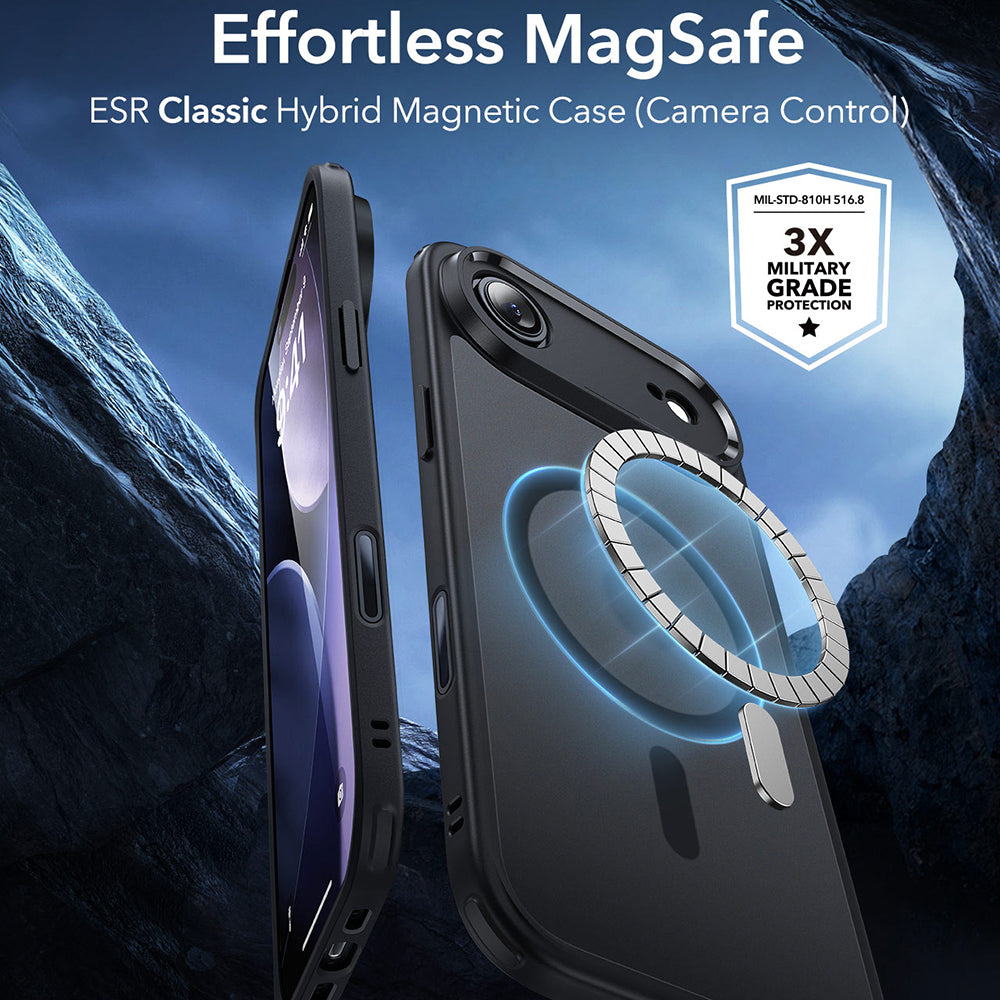 ESR - Classic Hybrid HaloLock - iPhone 17 Air - Frosted Black