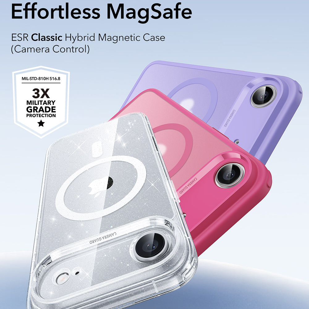 ESR - Classic Hybrid HaloLock - iPhone 17 Air - Clear Shimmer