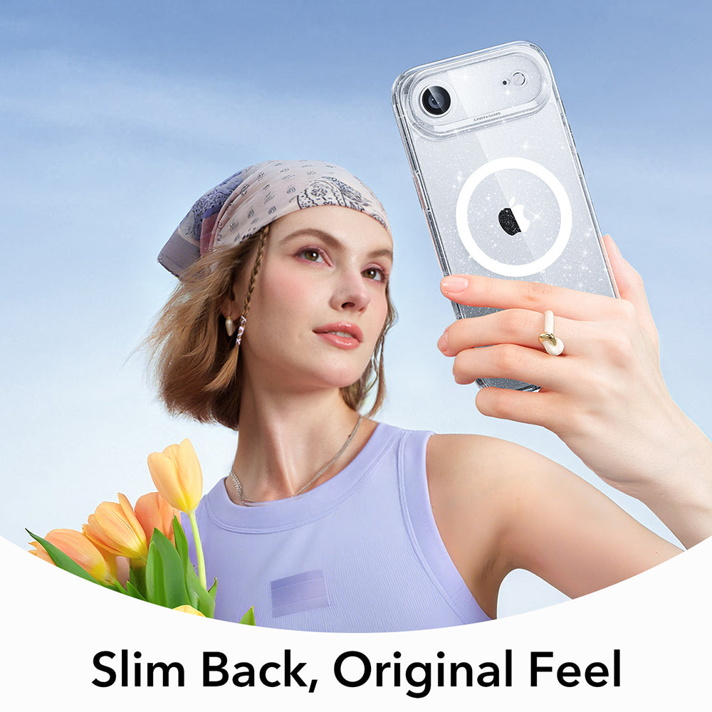 ESR - Classic Hybrid HaloLock - iPhone 17 Air - Clear Shimmer