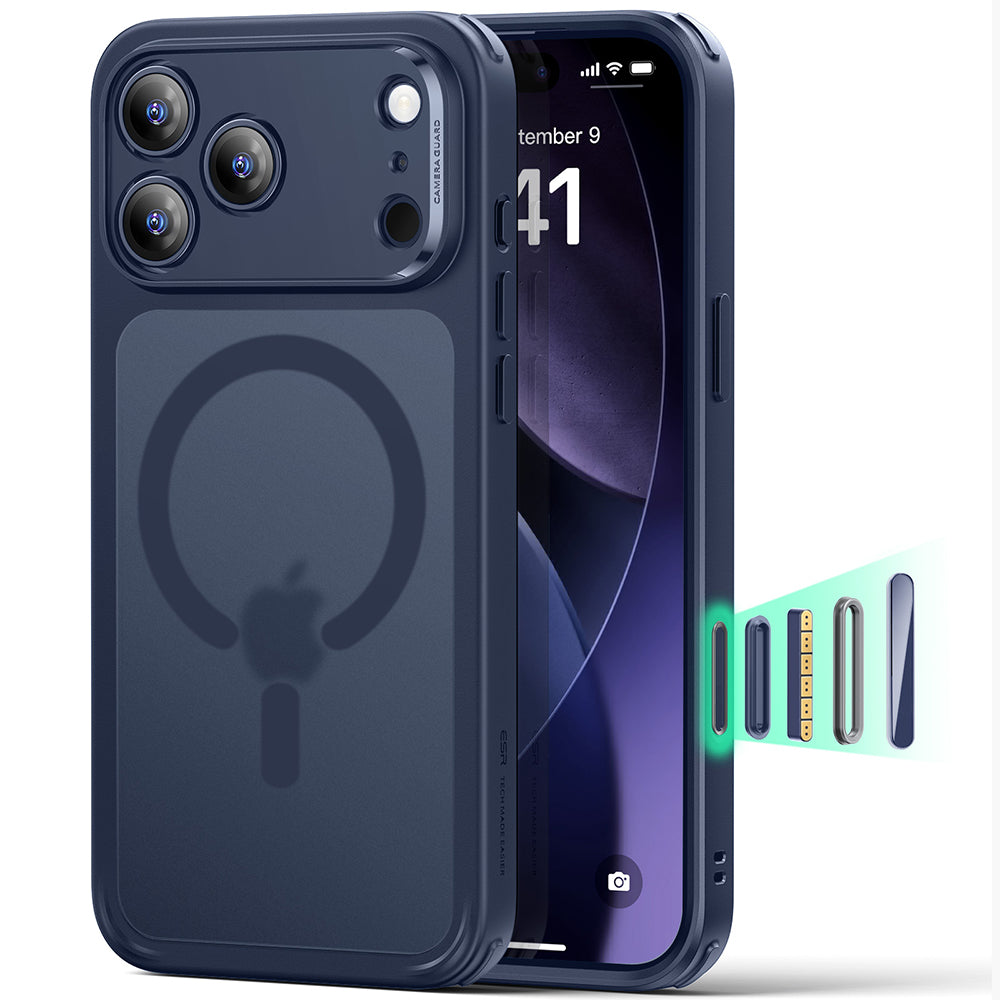 ESR - Classic Hybrid HaloLock - iPhone 17 Pro - Frosted Blue